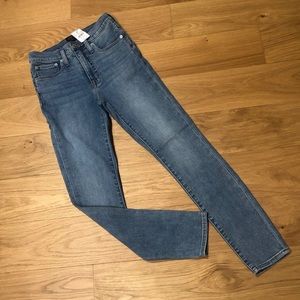 J. Crew 10” highest-rise skinny jean vintage blue